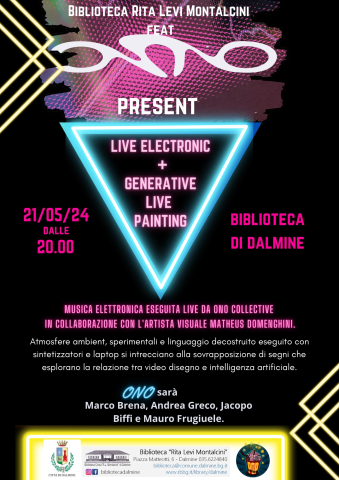 Live Electronic + Generative Live Painting