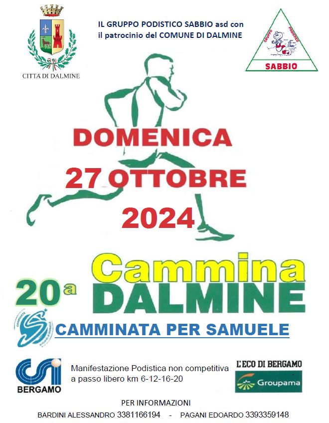 CamminaDalmine 2024- Camminata per Samuele