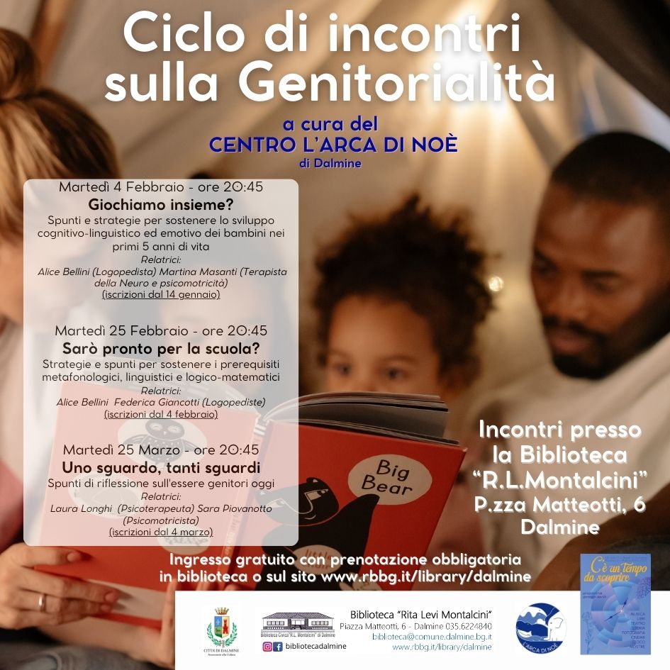 Martedì 4 Febbraio - ore 2045 Giochiamo insieme Spunti e strategie per sostenere lo sviluppo cognitivo-linguistico ed emotivo dei bambini nei primi 5 anni di vita Relatrici Alice Bellini (Logopedi