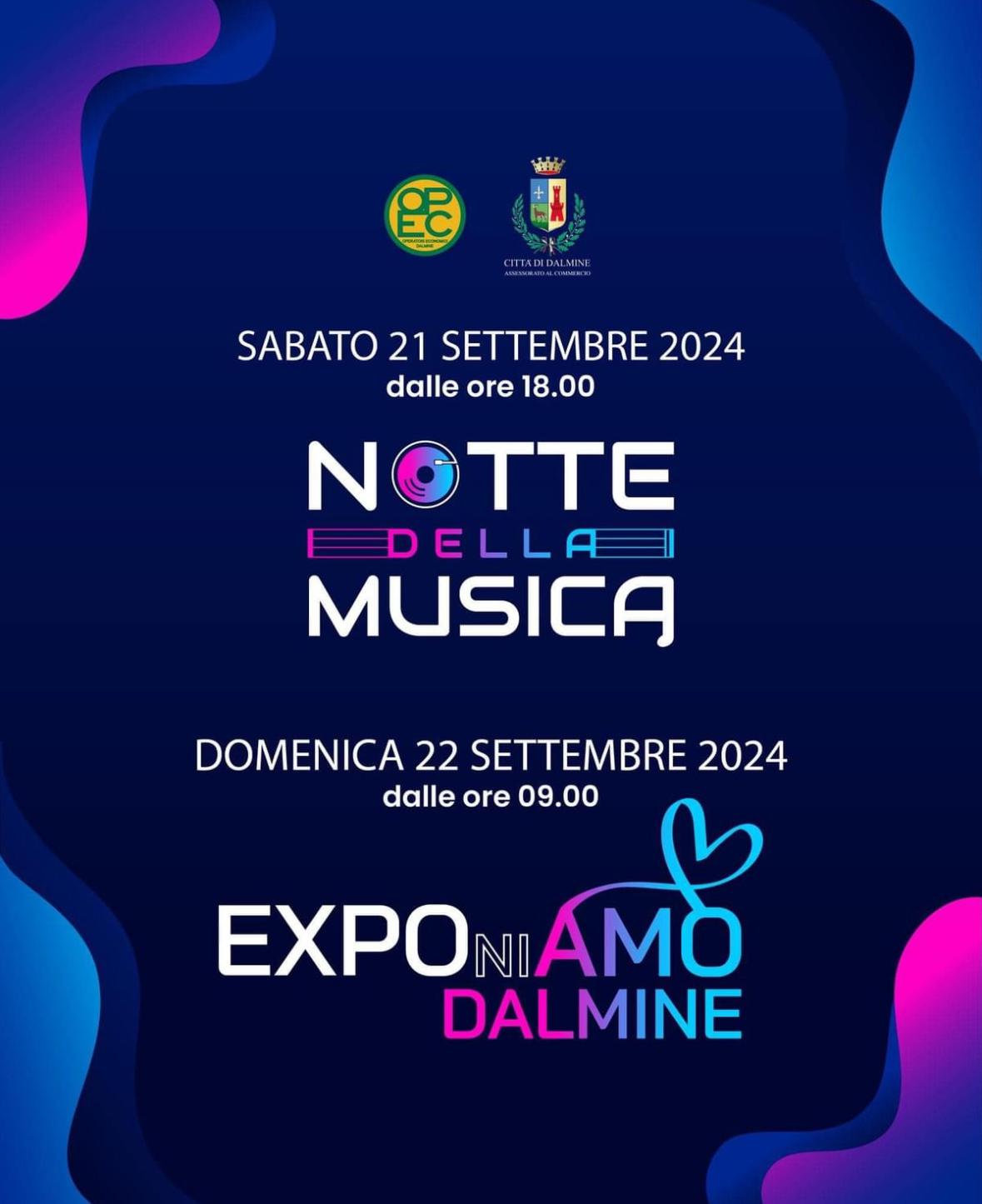 Notte della musica ed Exponiamo Dalmine